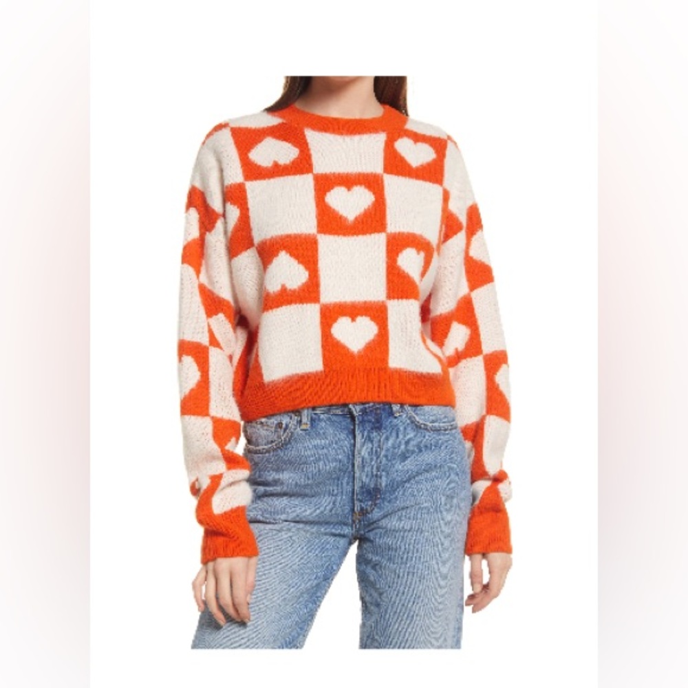 Topshop Nordstrom cropped sweater. Like new.